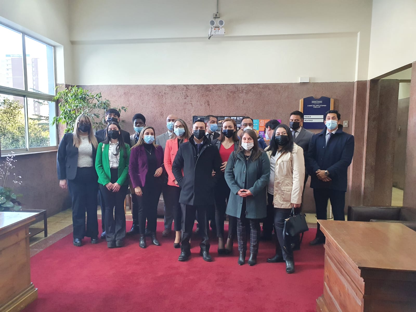 Estudiantes de segundo año de Derecho realizaron visita a Corte de